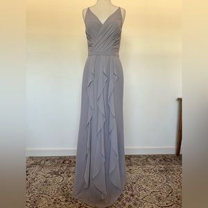 Graphite formalwear gown